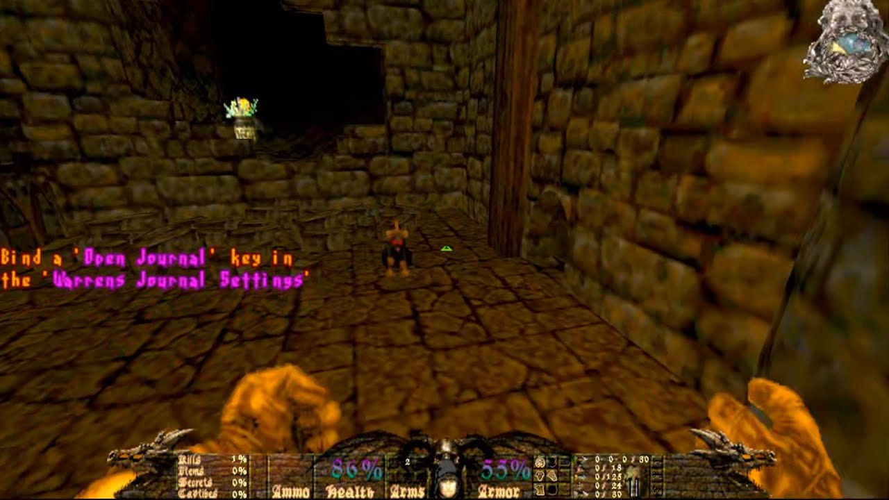 DOOM MOD The Warrens Burrow Of The Were v1 4 3 By Kan3 MAP 01 ONE MAP WAD