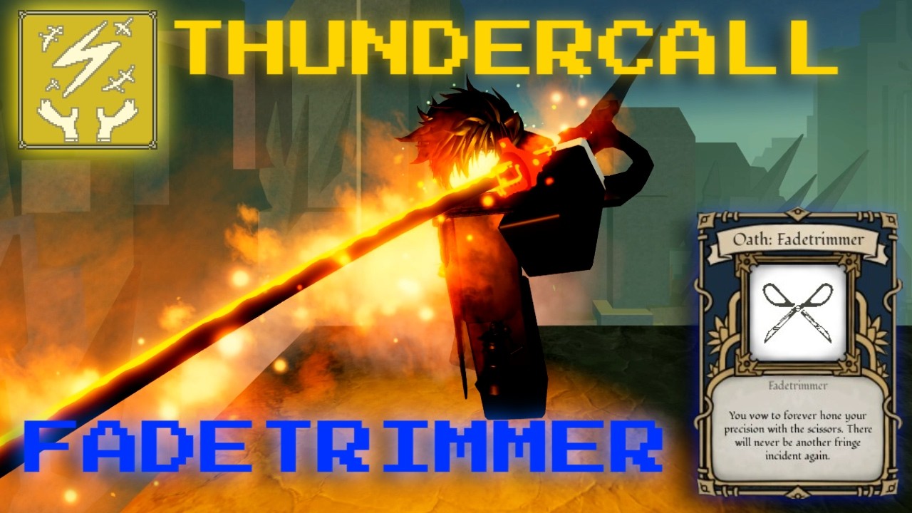 THUNDERCALL FADETRIMMER WAS MADE FOR GANKS.. Deepwoken