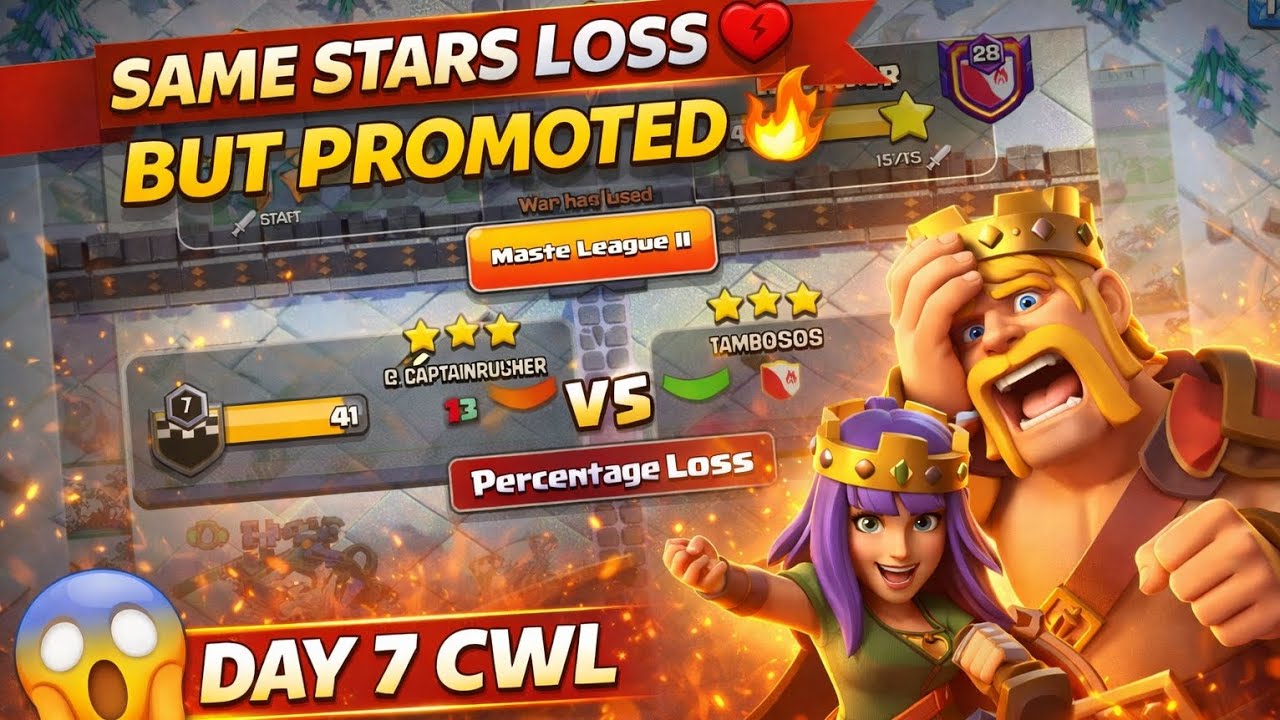 CWL Day 7 Final WarPressure | Thrower & Super Yeti Attack Strategy | Season Results | Clash of Clans