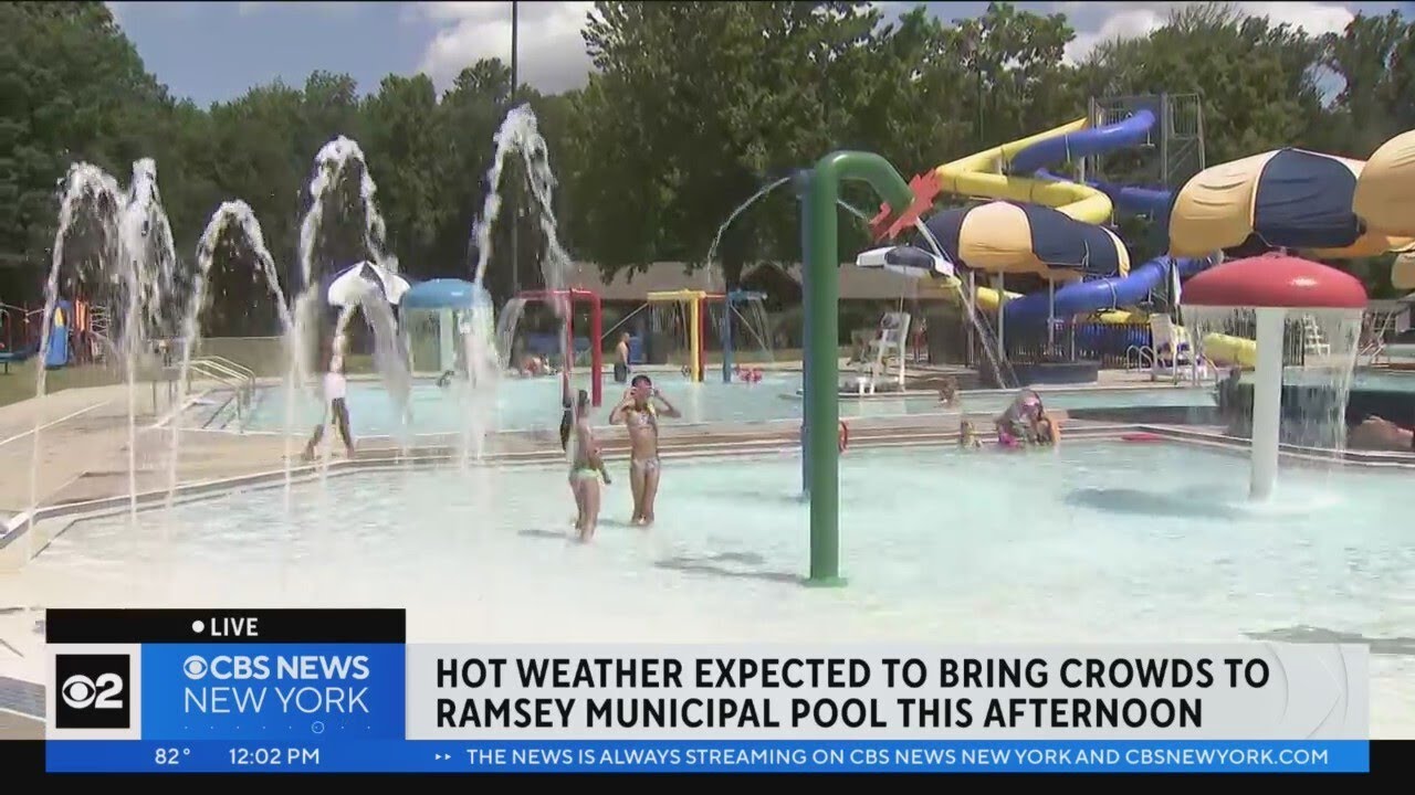 Beating the heat in Ramsey, New Jersey