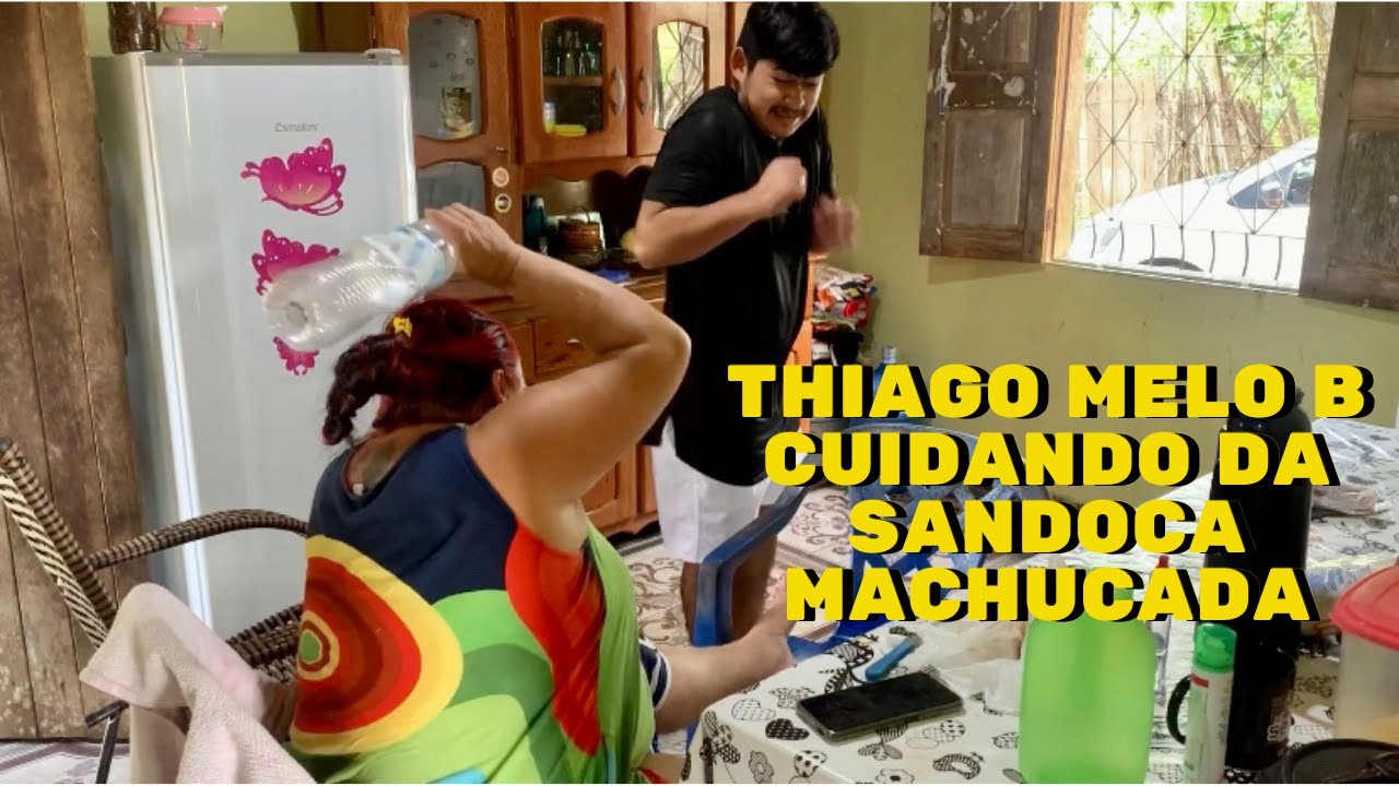 Sandoca do Melody se acidentou e Thiago Melo B cuidando dela kkkkk