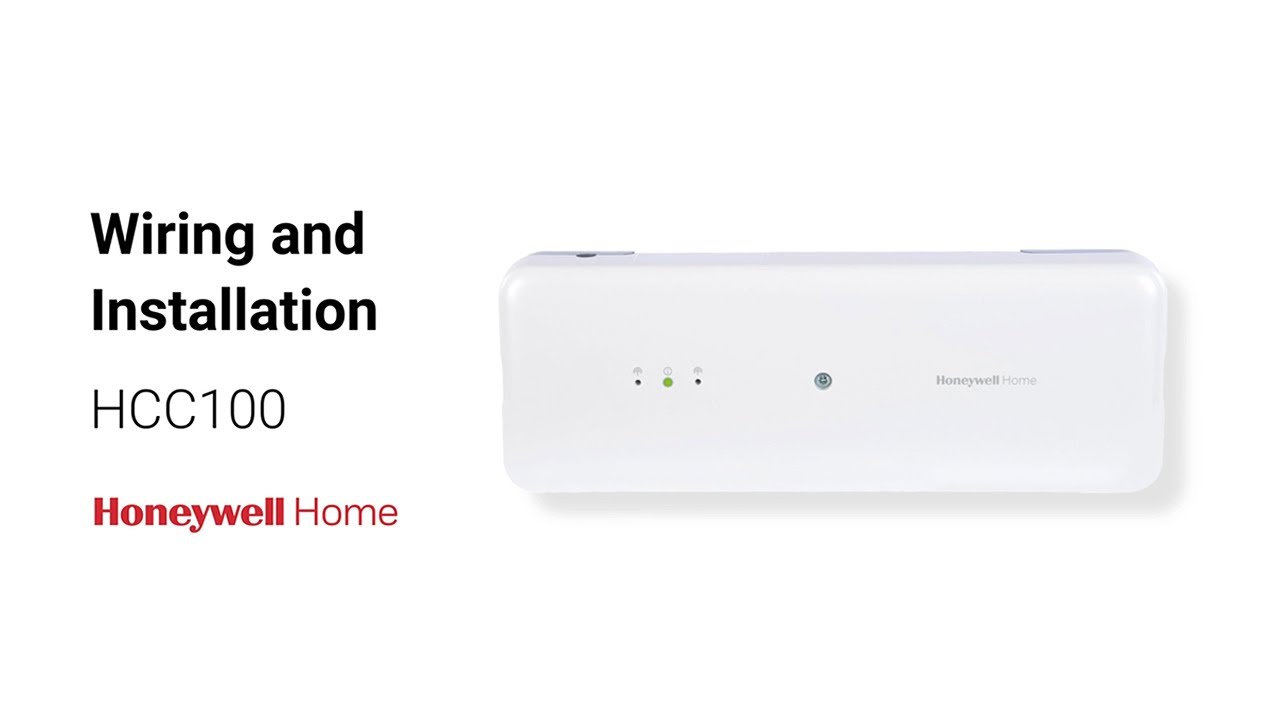 Wiring and Installation of the Honeywell Home HCC100