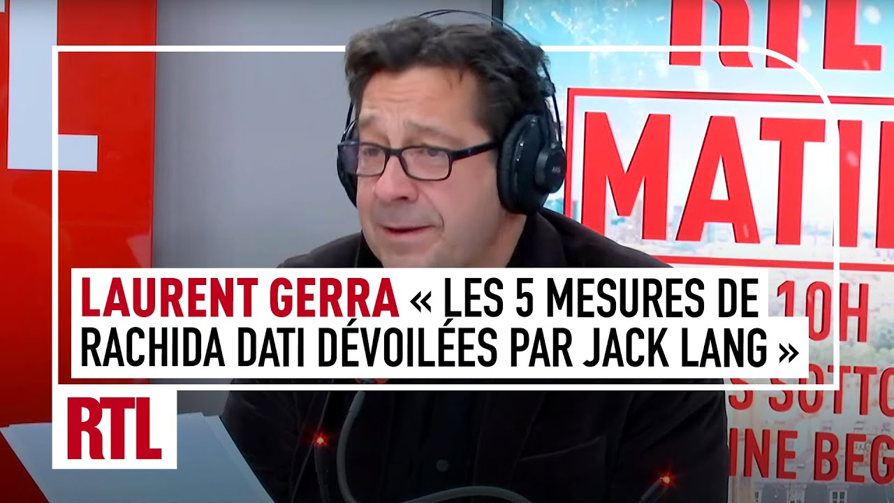Laurent Gerra : Les 5 mesures de Rachida Dati, pour Paris, dévoilées par Jack Lang