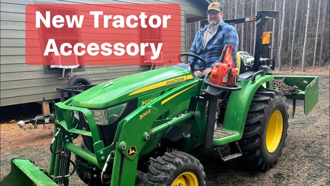 Chainsaw Carrier Install On Our John Deere Tractor.