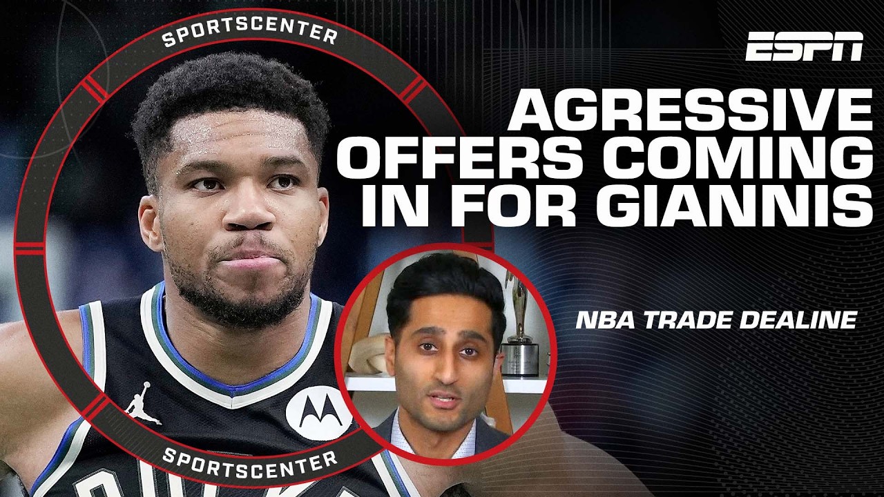 Shams breaks down top contenders for Giannis + The Rockets’ ravaging injuries | SportsCenter