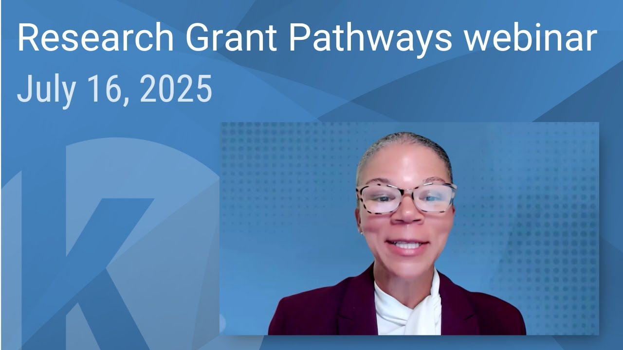 Research Grant Pathways webinar, July 16