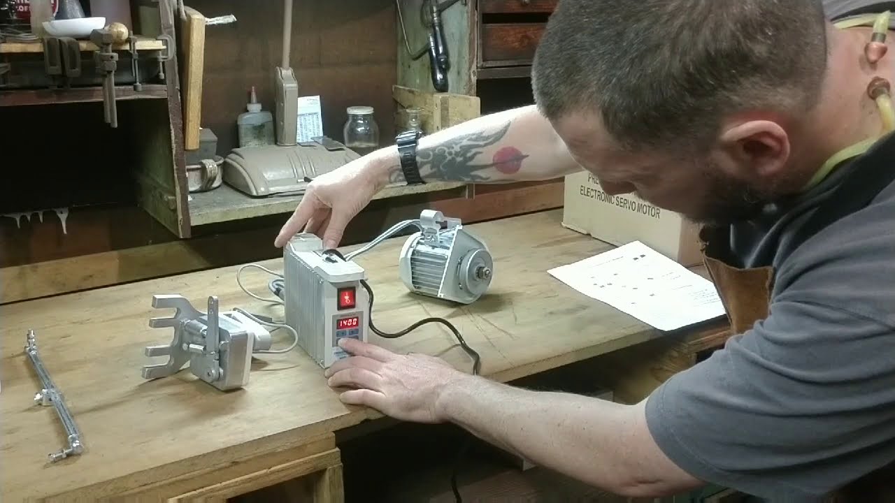 Upgrading a Pfaff Sewing Machine with a Servo Motor