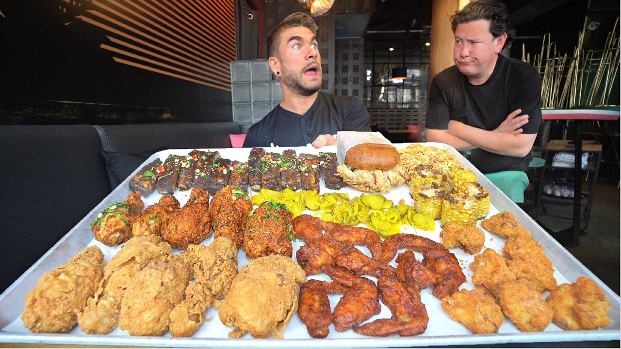THIS FRIED CHICKEN CHALLENGE IS IMPOSSIBLE FOR ANYONE WHO TRIED | Joel Hansen