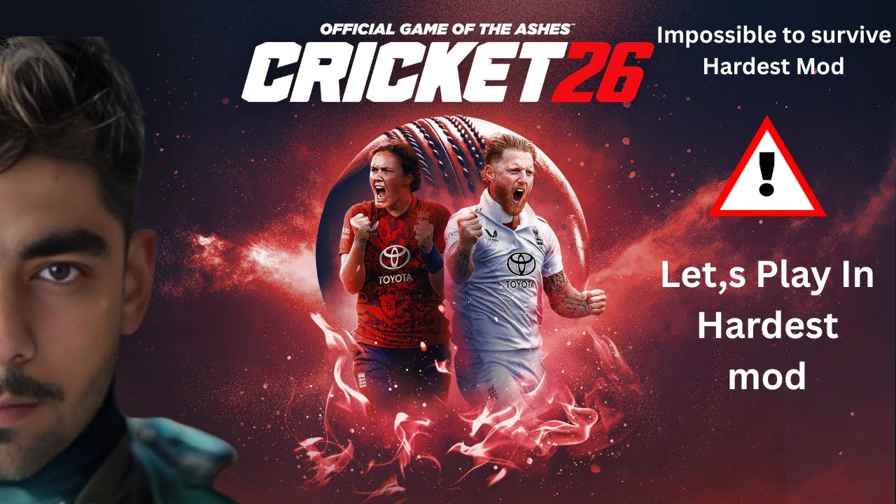 Cricket 26 Gameplay | impossible to survive Hardest mod in cricket 26