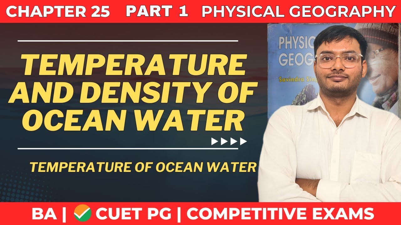L : 1 | CHAPTER 25 : 🌊 TEMPERATURE OF OCEAN WATER |  PHYSICAL GEOGRAPHY