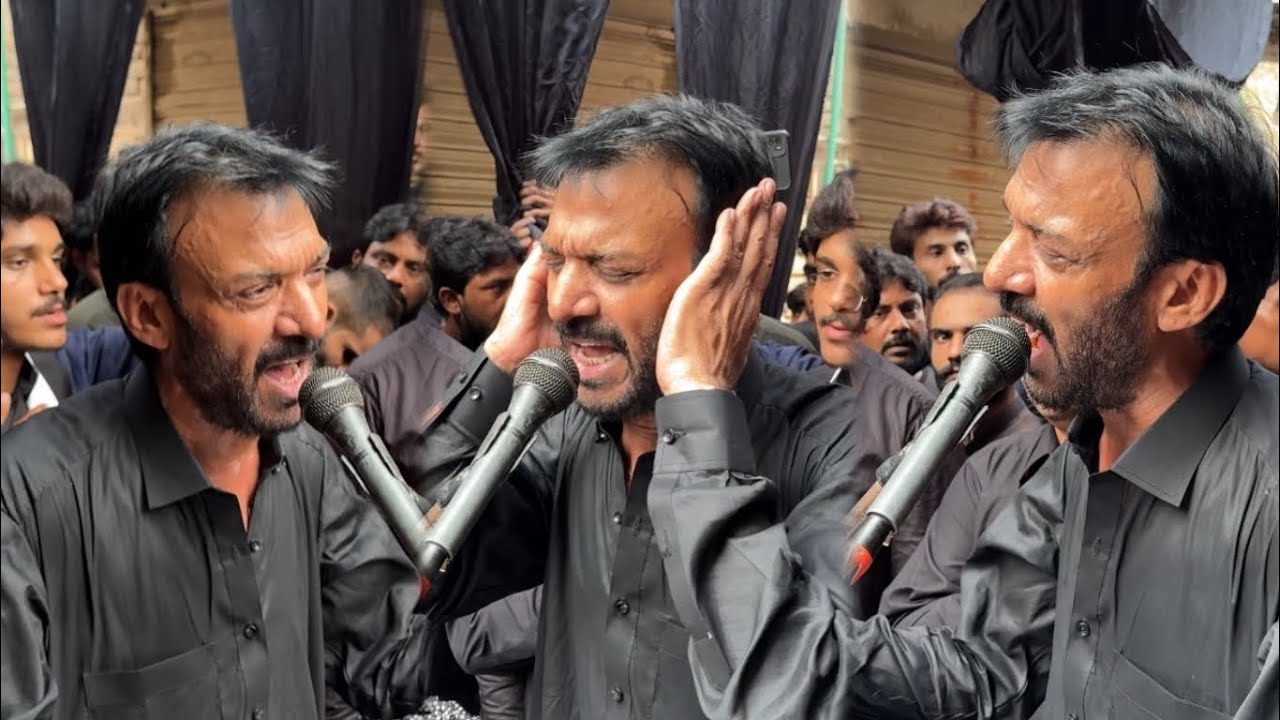 Sharafat Ali Khan Live Noha | Lut Leya Syeda Da Veehra|  7 Muharram 2025 Ali Hamza Home Hajwyri Town