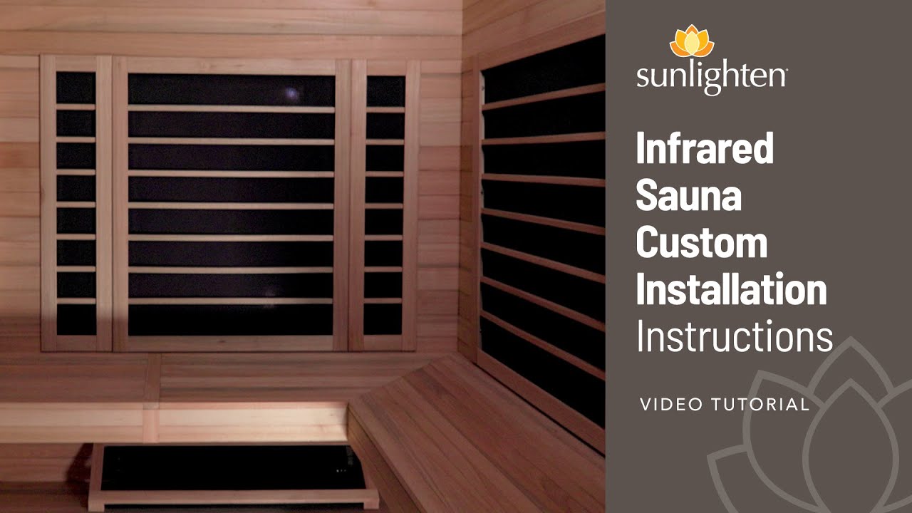 Sunlighten Custom Infrared Sauna Installation
