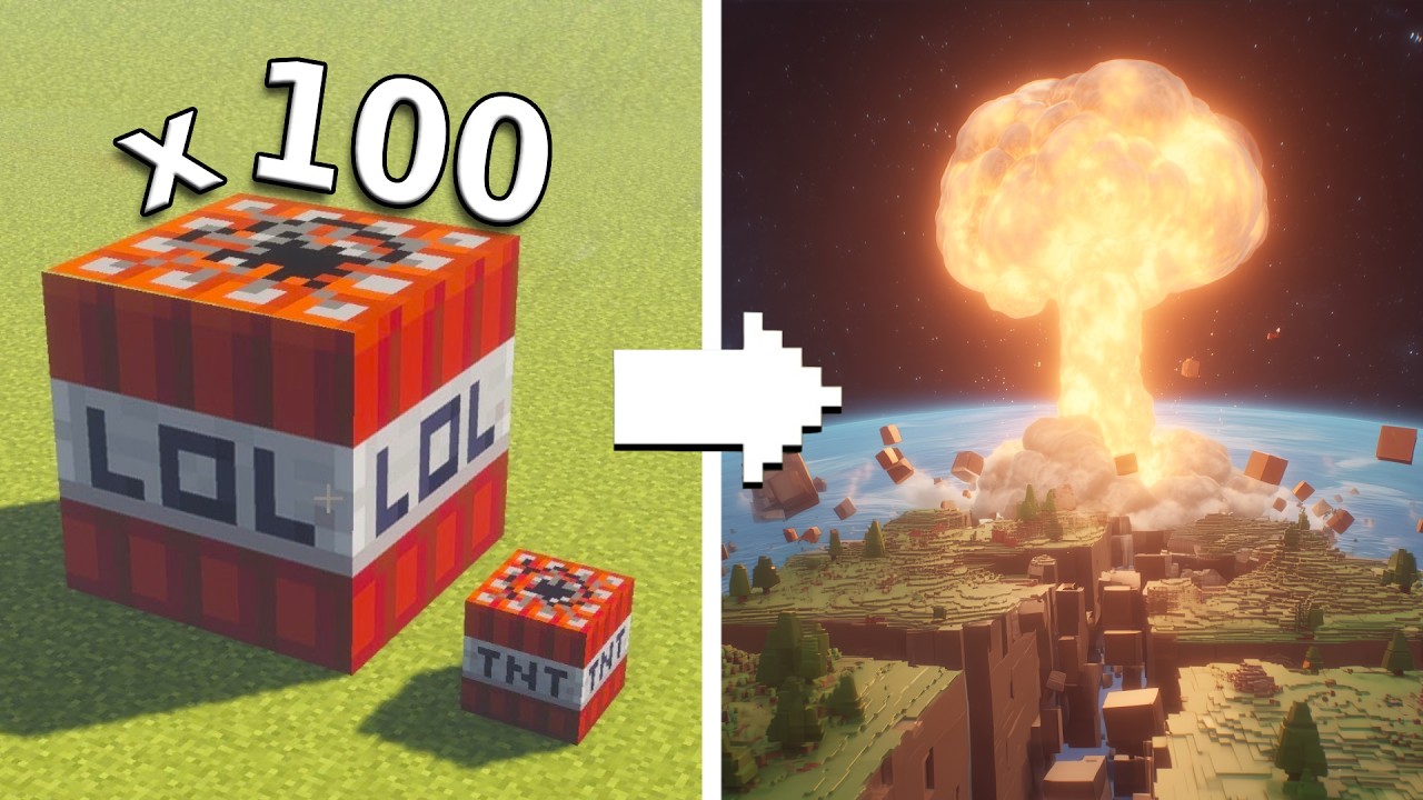 The SUPER TNT Explosion That SUMMONED the ENDER DRAGON!!