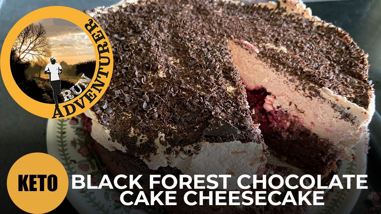 KETO BLACK FOREST CHOCOLATE CAKE CHEESECAKE - MY FAVOURITE KETOGENIC DIET CAKE