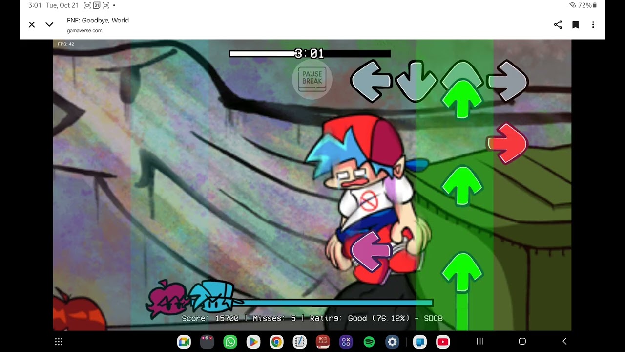 Goodbye world fnf (sad)