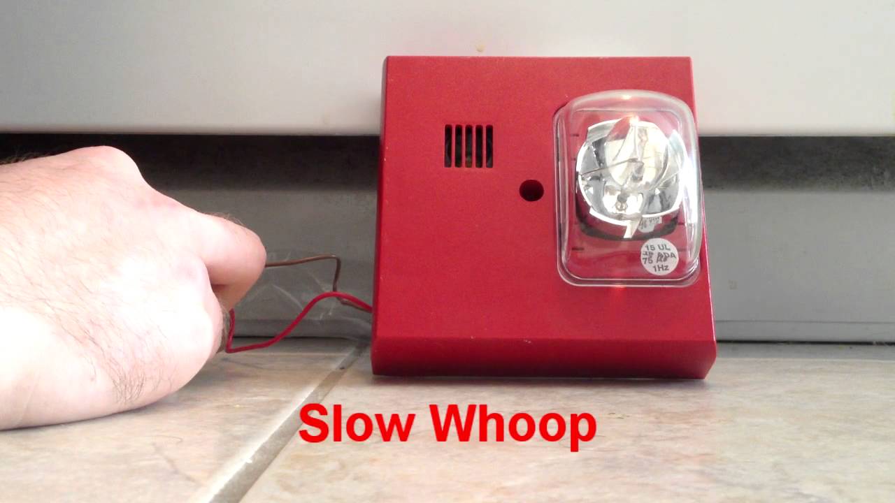 Siemens U-MMT-S17 Fire Alarm Test (All Tones)