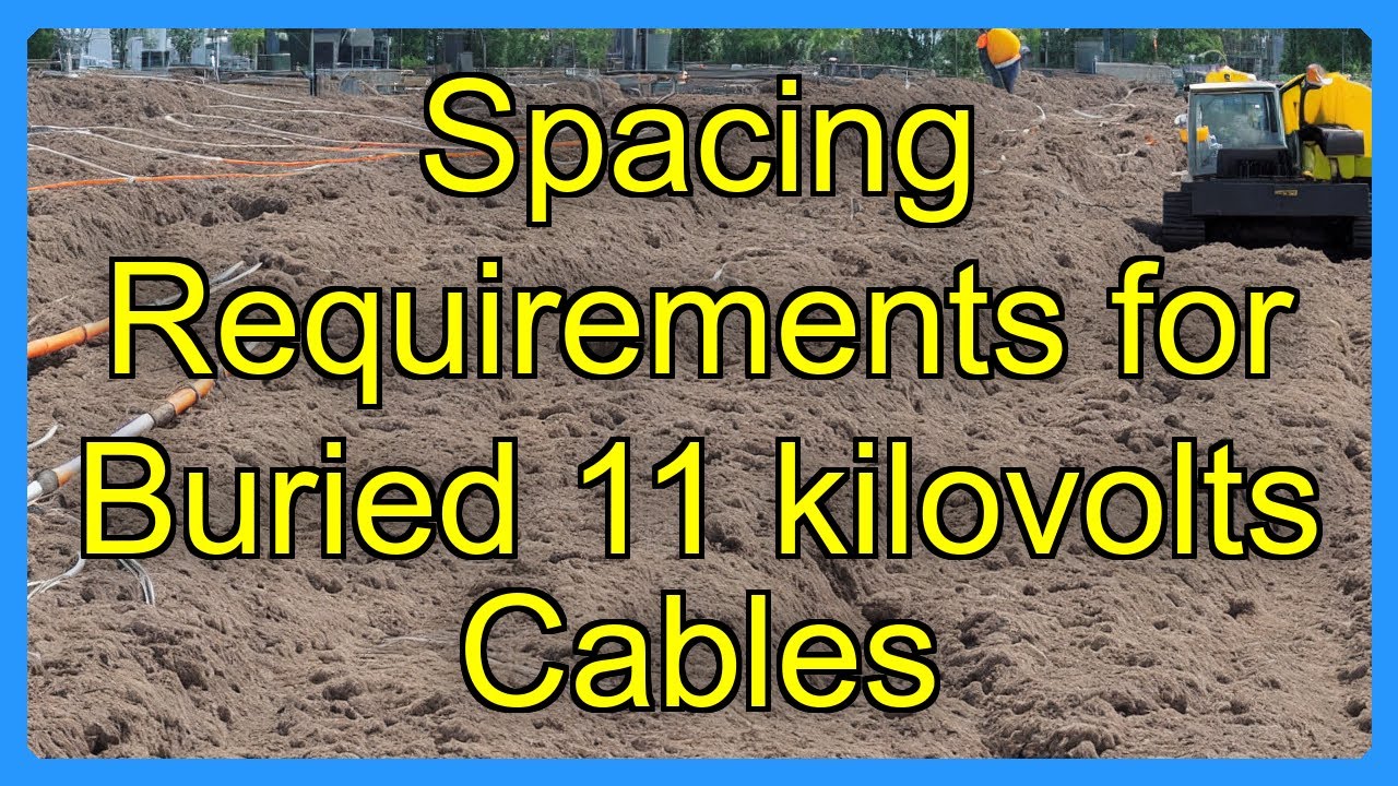 Spacing Requirements for Buried 11 kilovolts Cables
