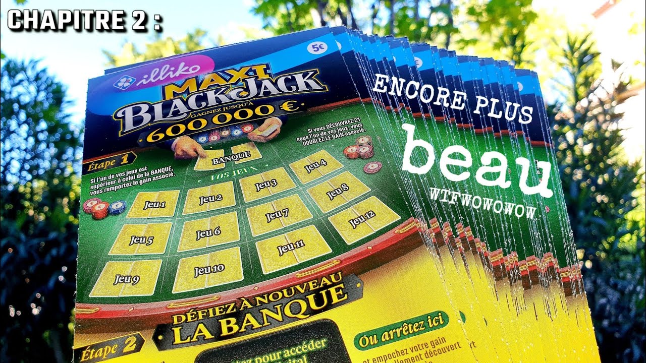 CARNET DU NOUVEAU JEU EN EXCLUSIVITÉ !! LE MAXI BLACKJACK !!...😮🥳🏦💲💲