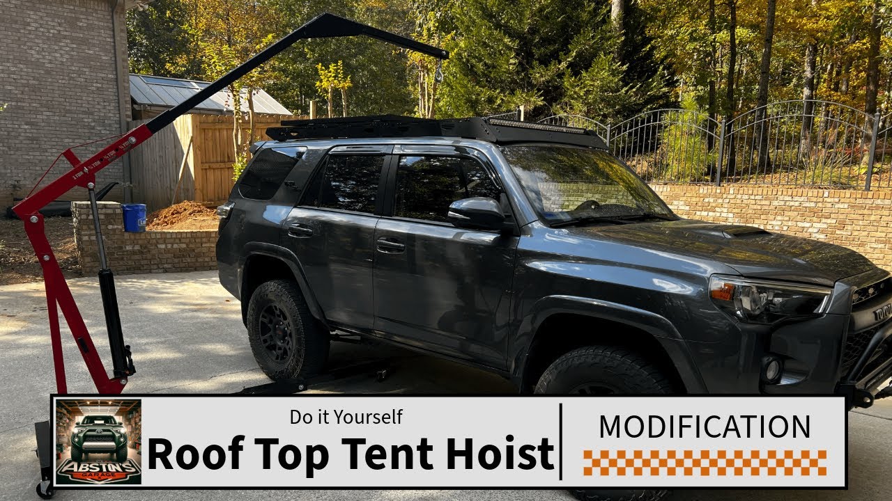 Install and remove a Roof Top Tent by yourself