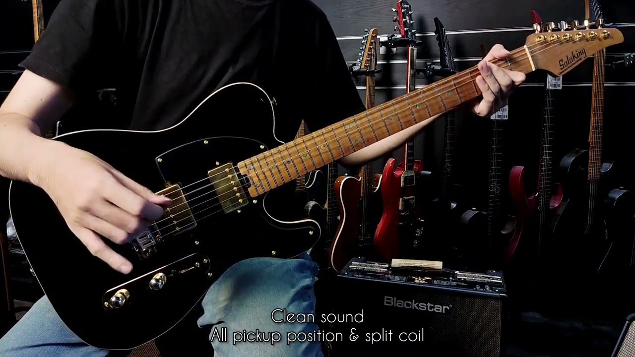 SOLOKING MT-1 MODERN 24 HH In Black Beauty NSR! Quick Sound Test