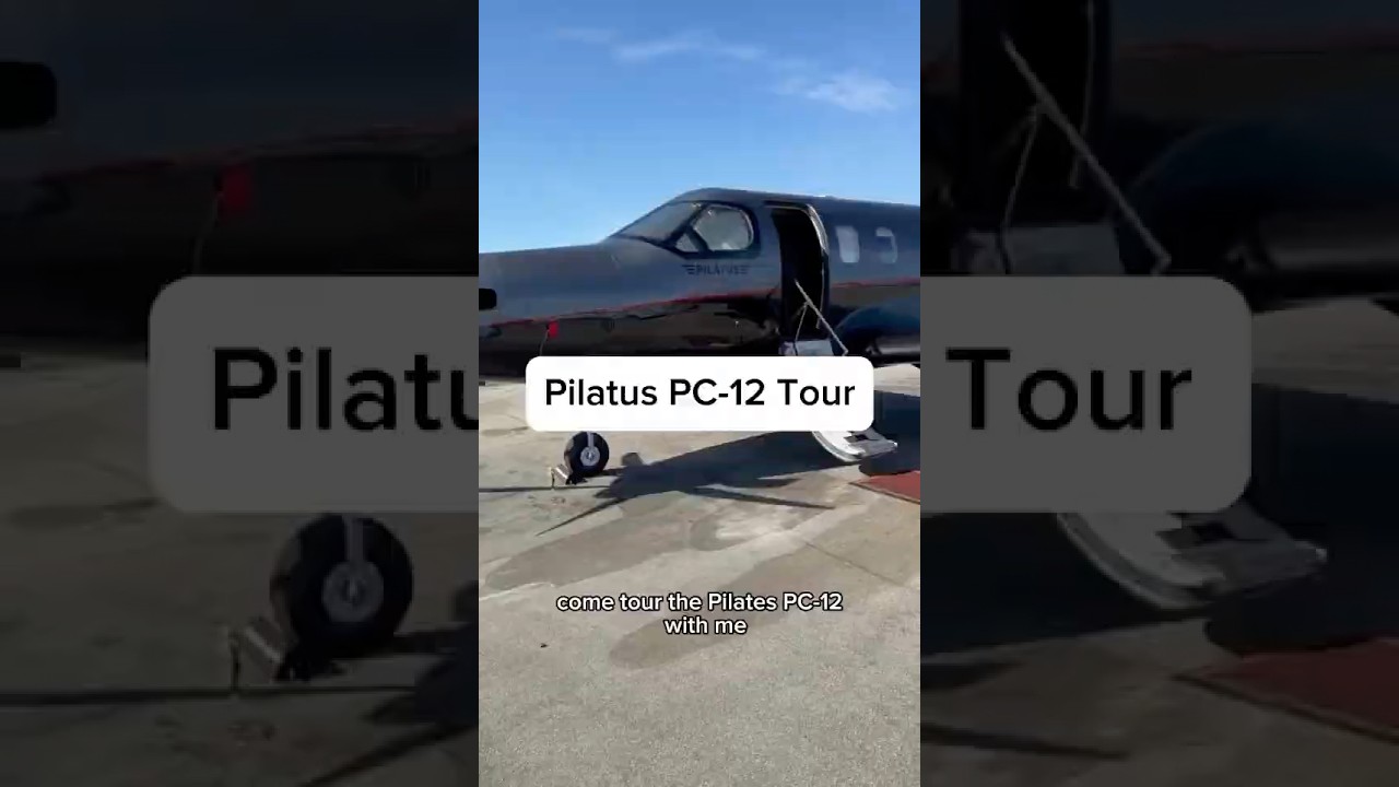 Tour my dream plane with me: Pilatus PC-12