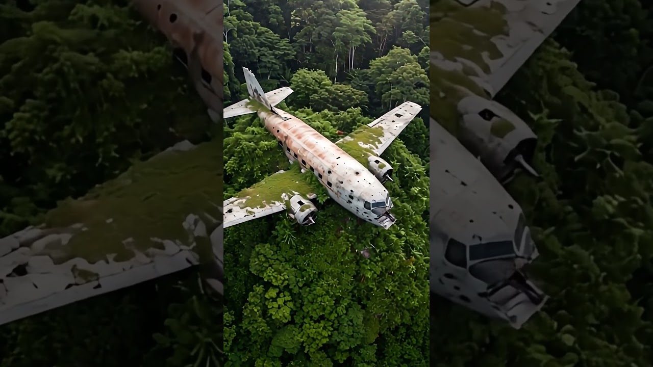 Abandoned Crash Plane Found Deep in Amazon Jungle