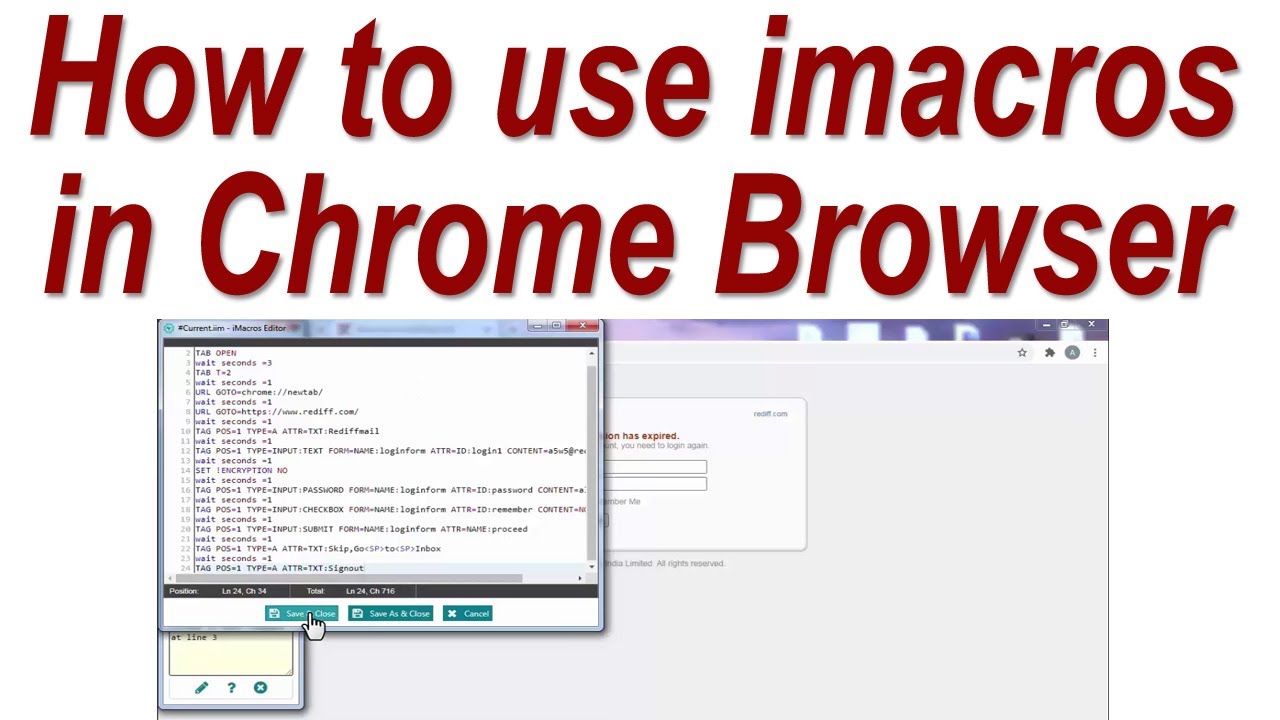 Как использовать imacros в браузере Chrome (imacros Chrome)