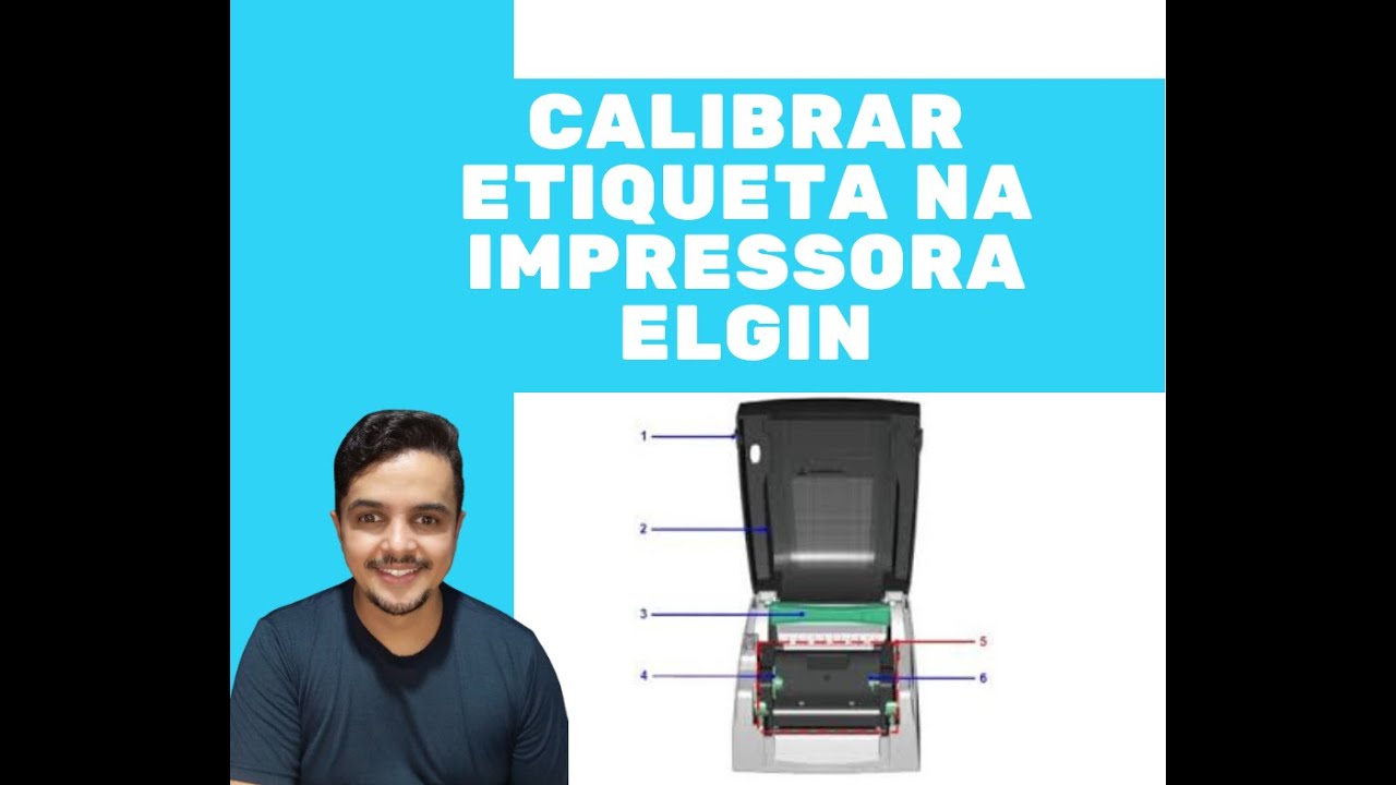 CALIBRAR ETIQUETA NA IMPRESSORA ELGIN