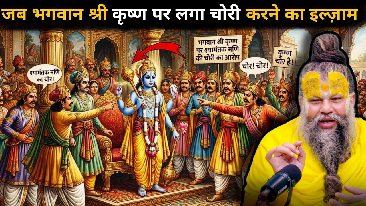 जब श्री कृष्ण के पुत्र प्रद्युम्न कैसे निकले मगरमच्छ के पेट से 🤯 जब श्री कृष्ण पर लगा चोरी का इल्जाम