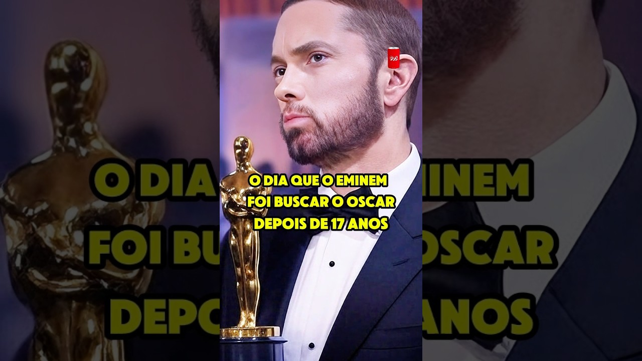 EMINEM foi buscar o OSCAR depois de 17 anos. 🏆     #shorts #rap #eminem