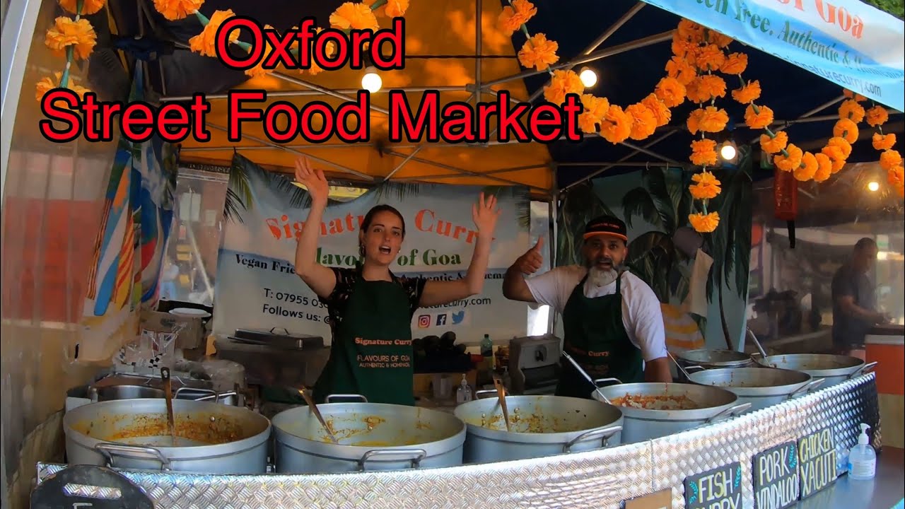 Oxford, Street Food Market,4K Virtual Walk 🏴󠁧󠁢󠁥󠁮󠁧󠁿