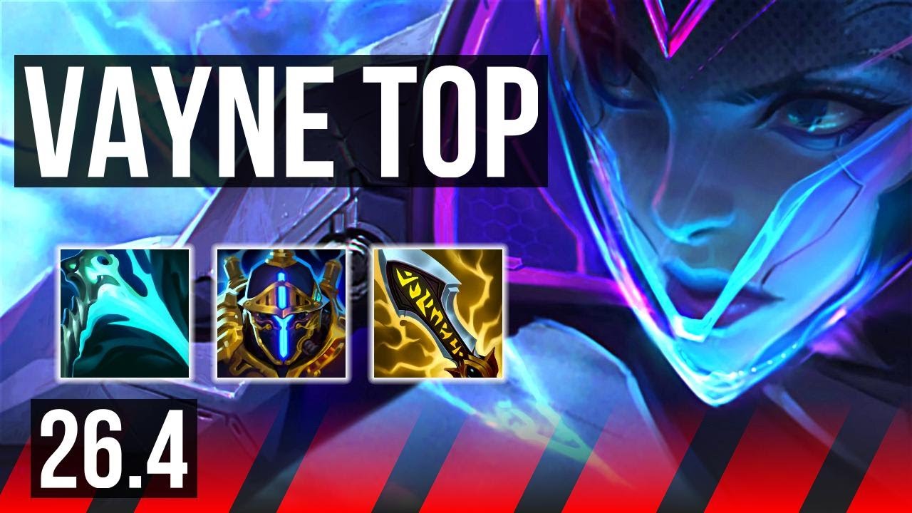 VAYNE vs AKALI (TOP) | Good KDA: 12/2/4 | KR Master | 26.4