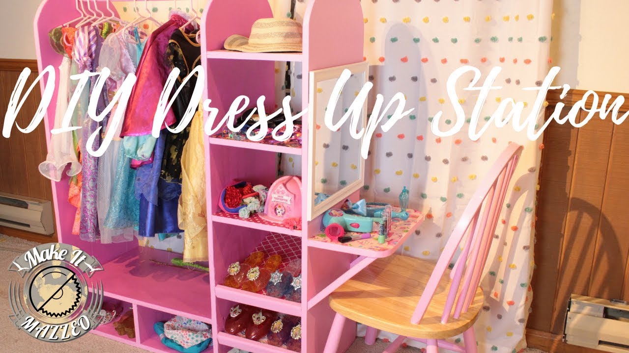 DIY Dress Up Station with vanity! #rocklerplywoodchallenge