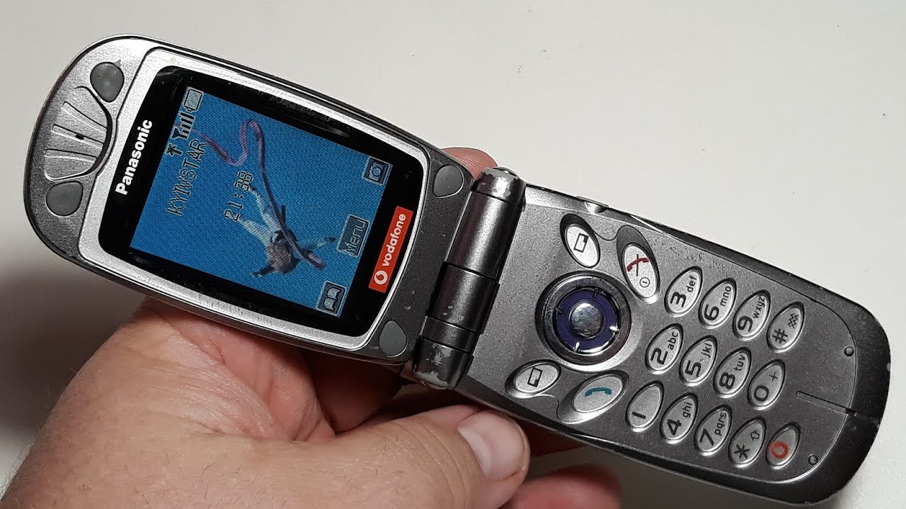 Panasonic EB-GD87 ретро телефон из Германии от компании Vodafone