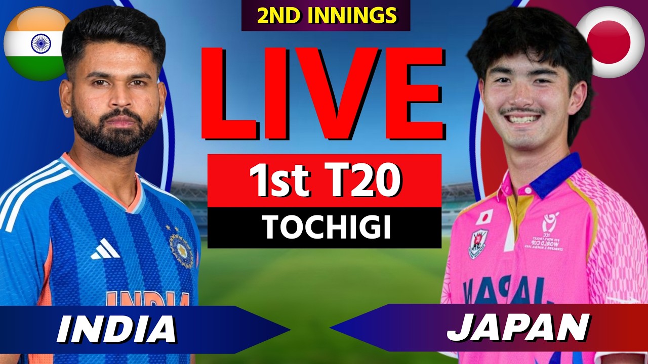 🔴 IND vs JPN, 1st T20I 2026 | Live Cricket Match Scores, Commentary, India vs Japan , 2nd INN