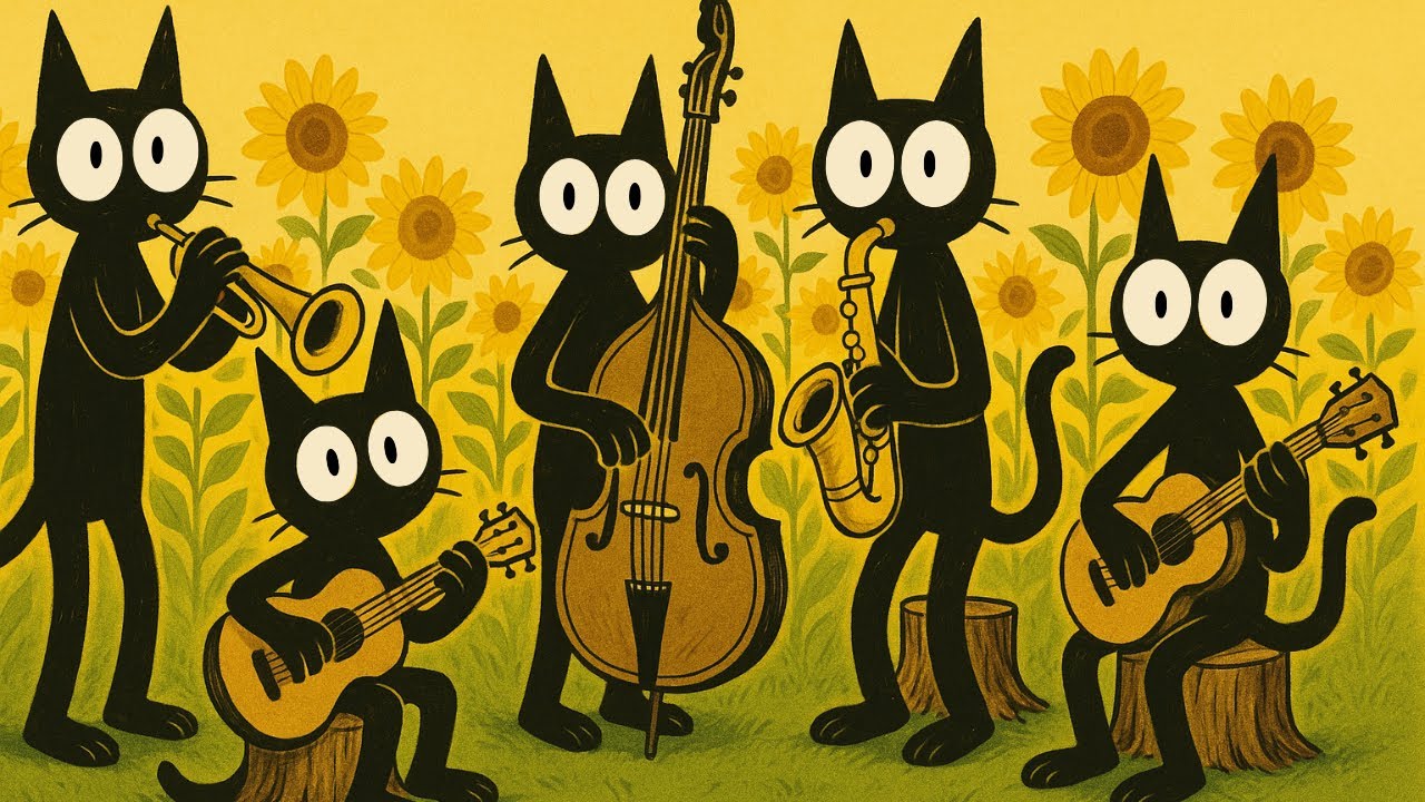 Black Cats&rsquo; Deep Bass Summer: Gentle Jazz for Creative Focus & Calm Flow
