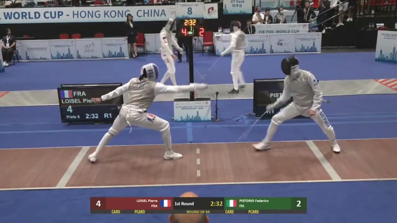 Hong Kong World Cup 2024 SMF - L64 - Pierre Loisel FRA v Federico Pistorio ITA