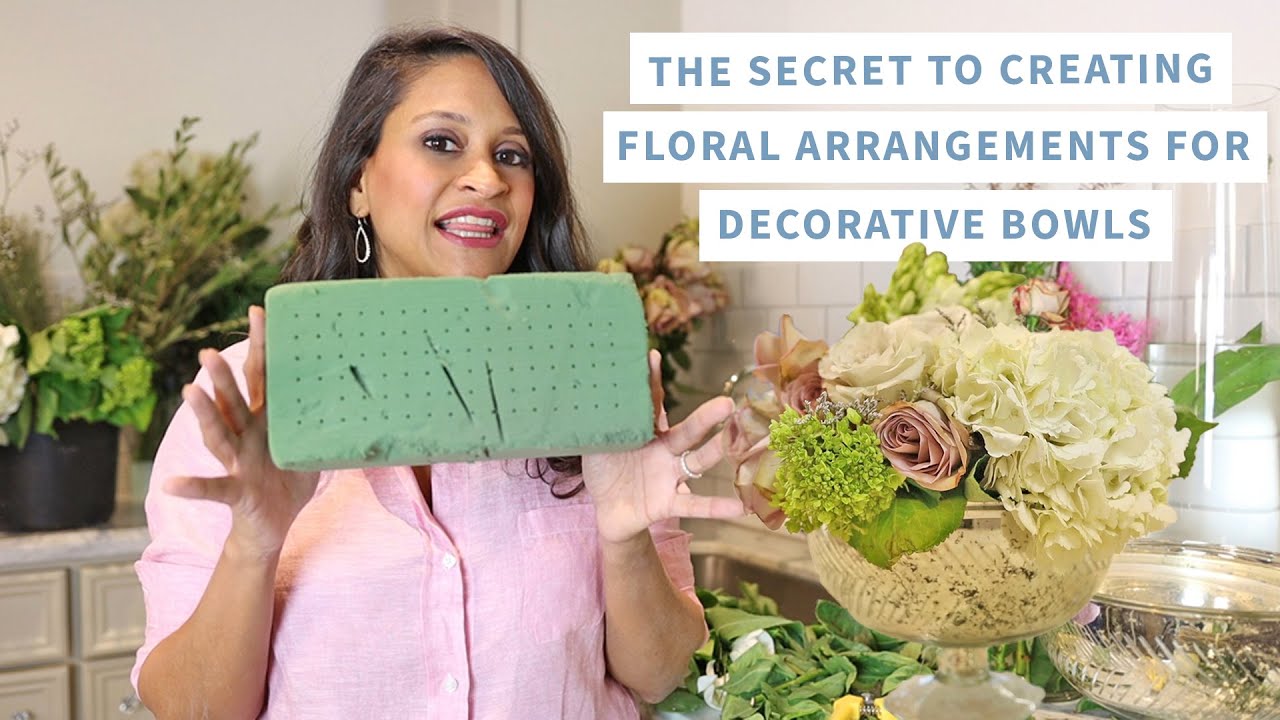 How I Reuse Decorative Bowls to Make Flower Arrangement Centerpieces