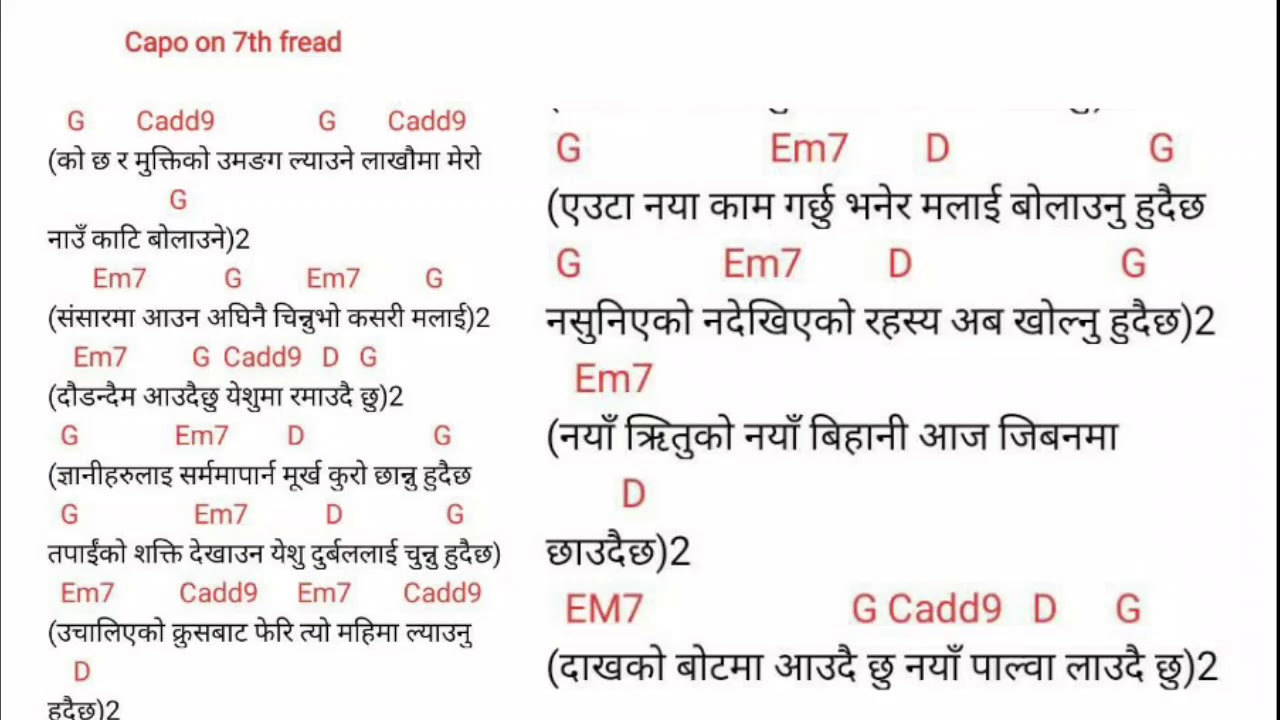 Ko cha ra || Rohit thapa || lyric & chords