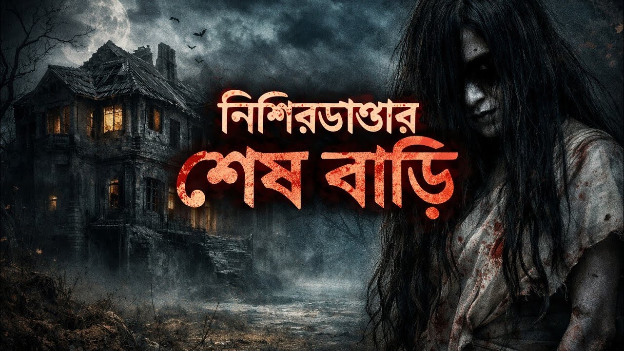 নিশিরডাঙার শেষ বাড়ি 🏚️|যে বাড়িতে ঢুকলে আর ফেরা যায় না#viral #bhutergolpo #bhootbhoot #viralhorror