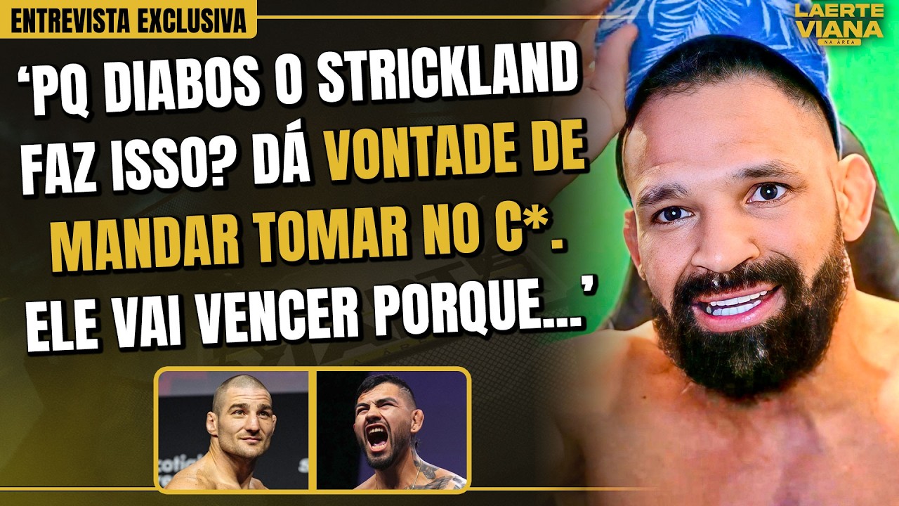 EXCLUSIVO! MICHEL PEREIRA EXPLODE E TEM REAÇÃO HILÁRIA AO ANALISAR STRICKLAND X HERNANDEZ NO UFC