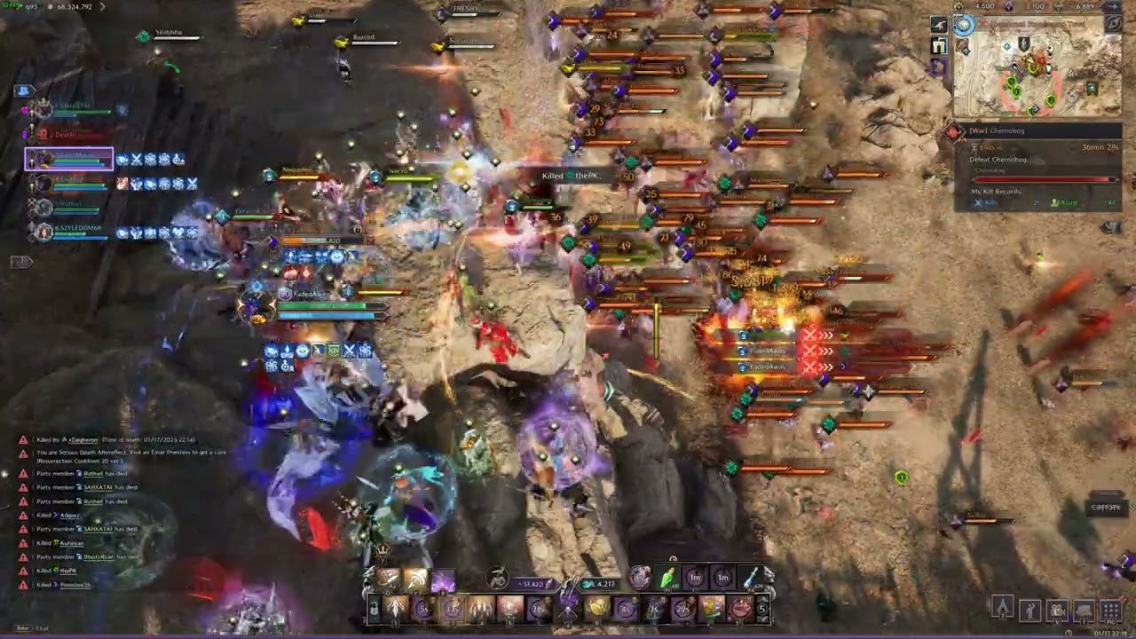 Throne and Liberty | Bellandir Staff Bombs | Longbow/Staff PvP Montage | EU | Lightbringer| Disaster