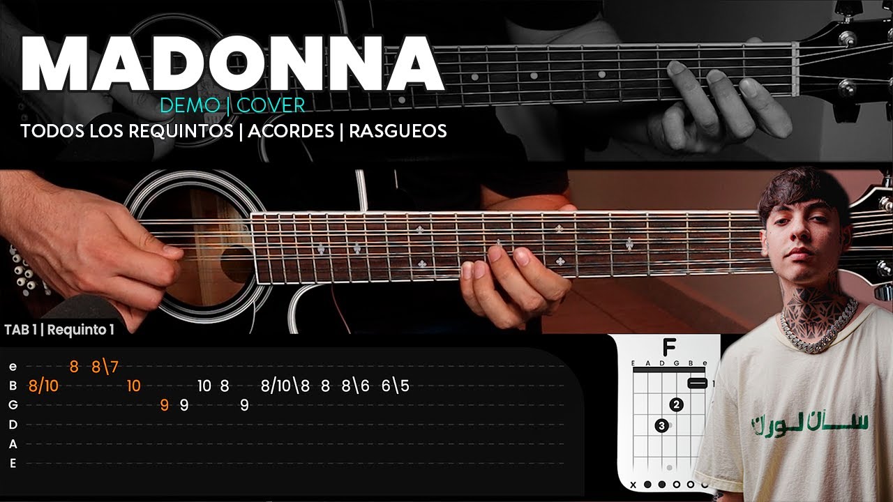 MADONNA - Natanael Cano - Guitarra DEMO / COVER (3 REQUINTOS) | CHORDS