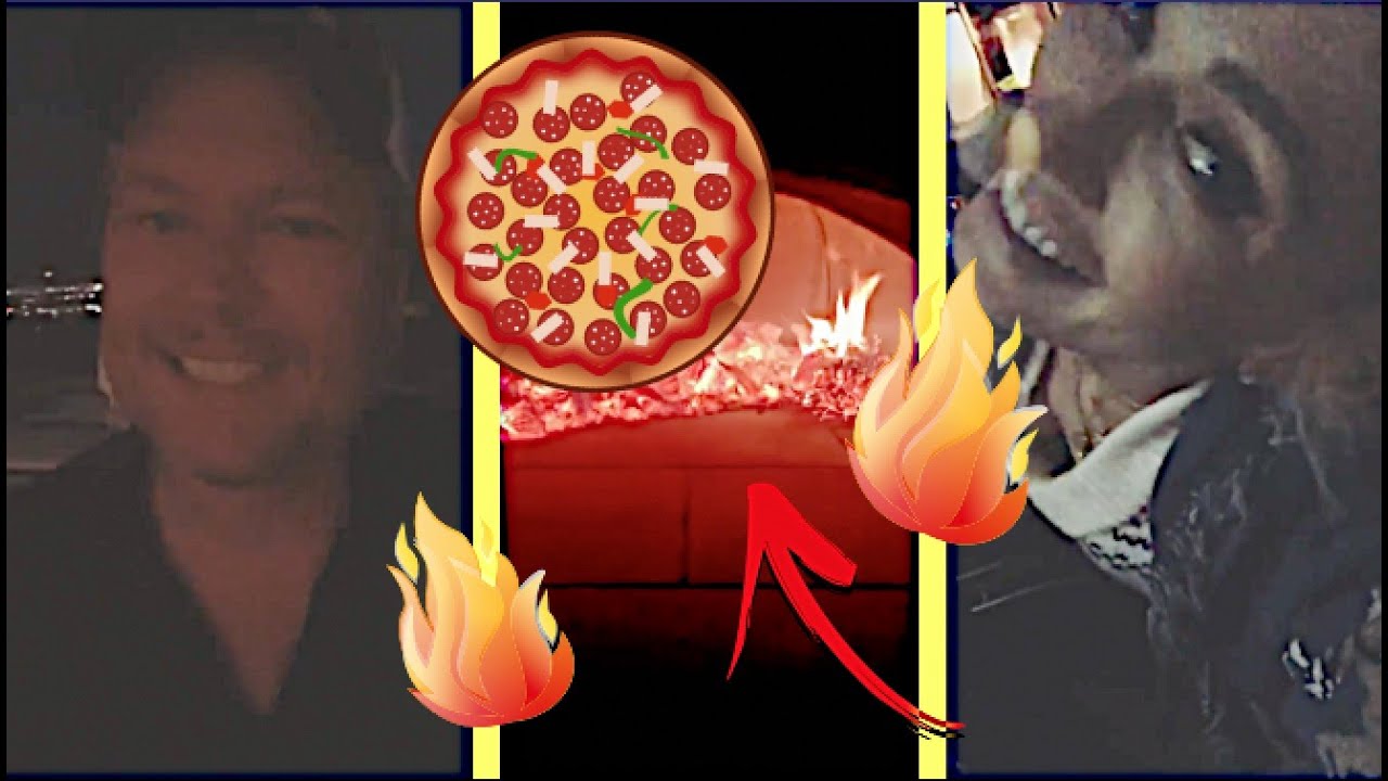 Gwen Stefani & Blake Shelton pizza night 😀