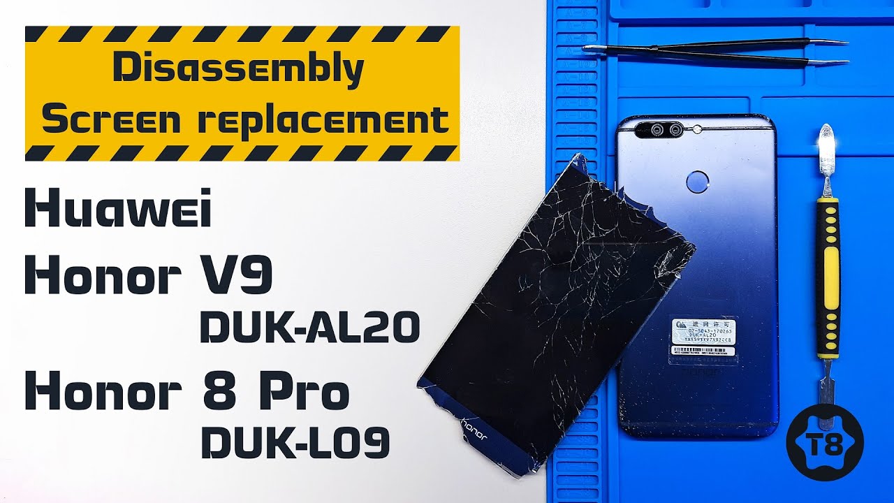 Huawei Honor V9 (DUK-AL20) Disassembly / Screen Replacement