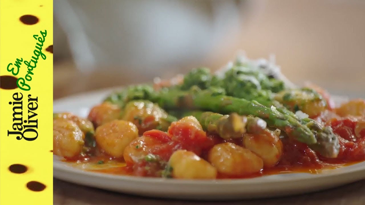 Nhoque com Tomate de Uma Panela Só | Jamie Oliver em Português