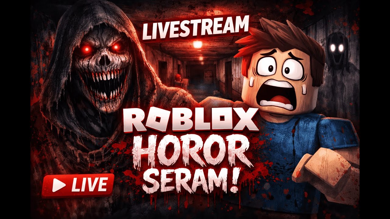 [🚩 LIVE ]  MALAM-MALAN HOROR ROBLOX WITH GUYS