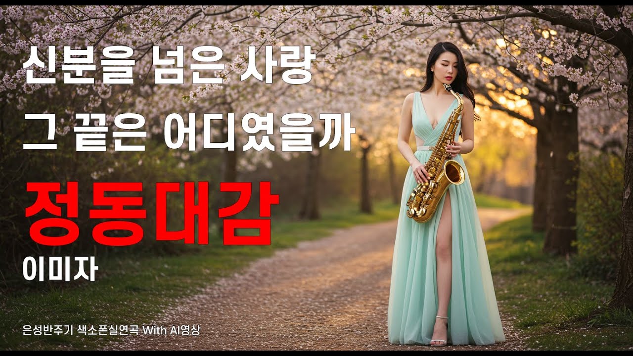 정동대감 - 이미자 노래/7080/색소폰/AI