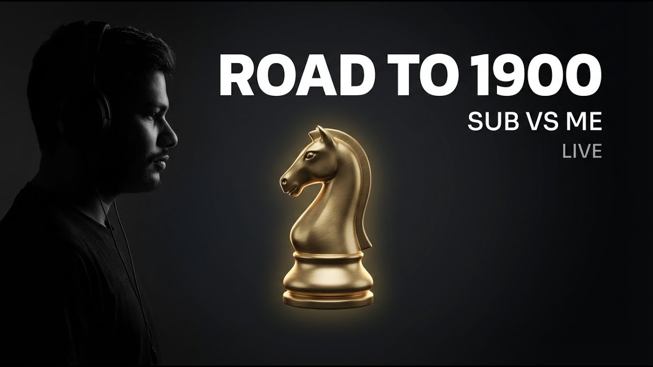 Chess Live Dumb mind with With too much calculation | Sub vs Me — Road to 1900 | Chess.Com