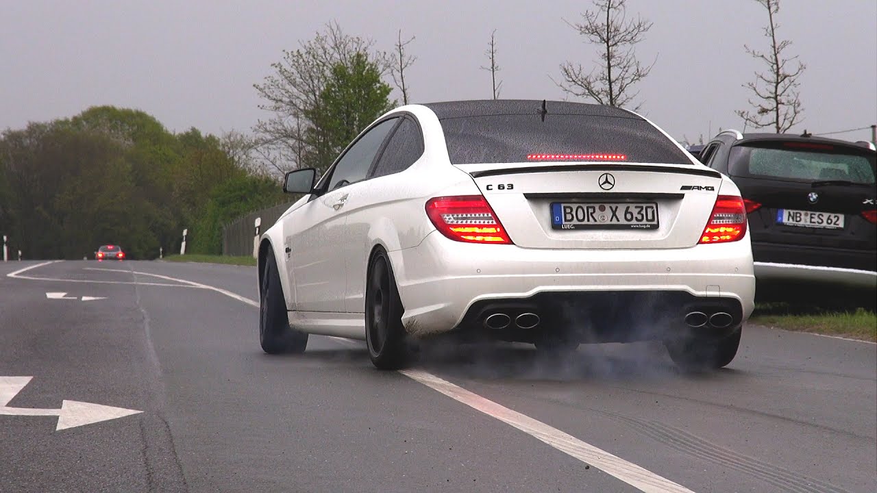 600HP Wimmer Performance Mercedes-Benz C63 AMG Coupe - BURNOUT!